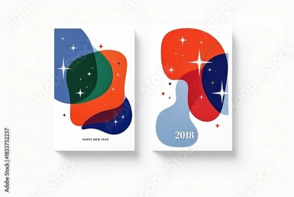 Fototapeta Abstract festive design