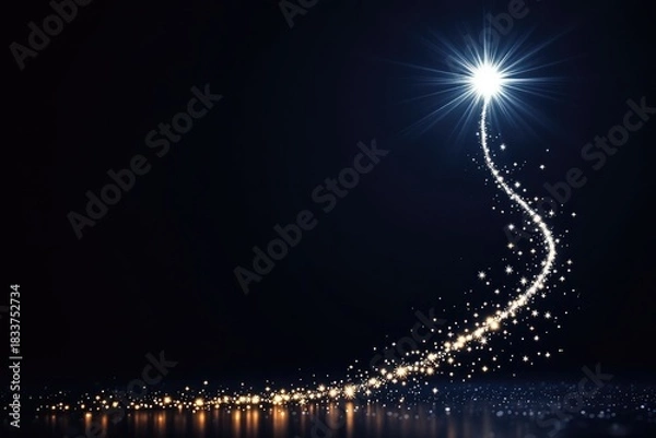 Fototapeta Abstract star trail