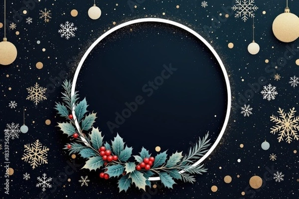 Obraz Festive holiday frame