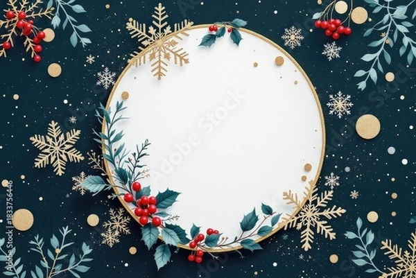 Obraz Festive holiday frame