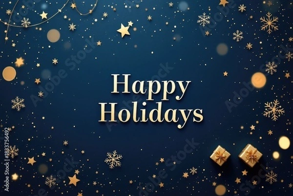 Obraz Festive holiday greeting card