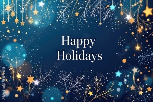 Obraz Festive holiday greeting card