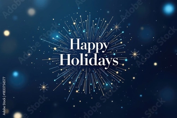 Obraz Festive holiday greeting