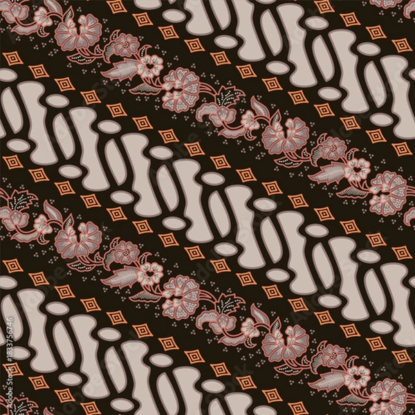 Obraz Seamless Retro Modern Batik Pattern December 8th 2025