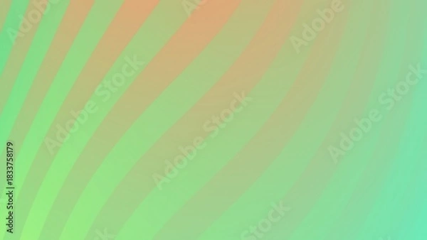 Obraz Abstract gradient diagonal stripes pattern background green peach modern