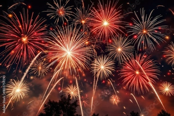 Obraz Fireworks display