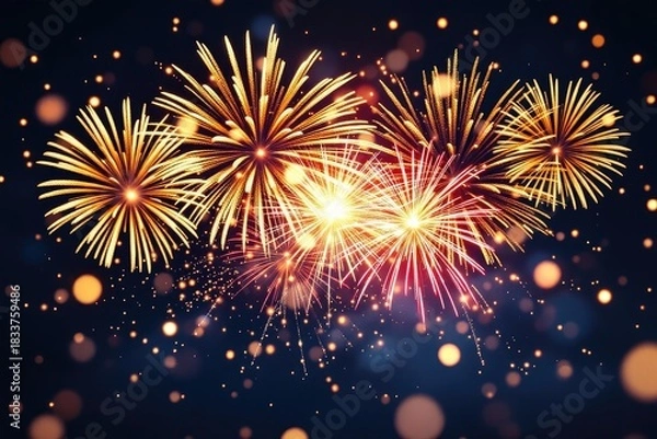 Obraz Fireworks display