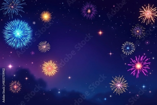 Obraz Fireworks display