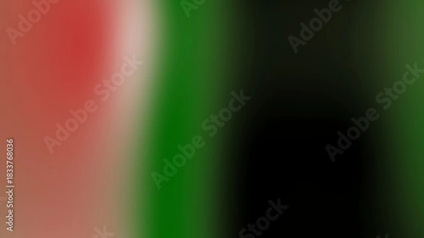Obraz Red green gradient abstract blurred background color blend