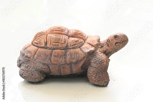 Obraz A turtle sculpture made from plaster