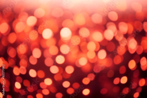 Obraz Defocused abstract red lights glitter sparkleblurred background. Bokeh background.