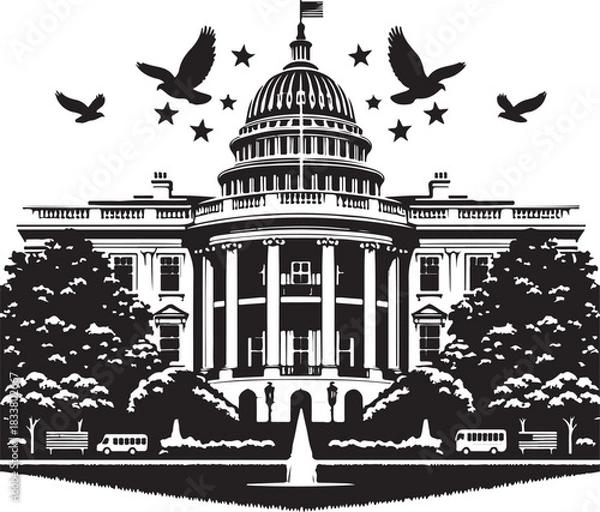 Obraz capitol building washington dc