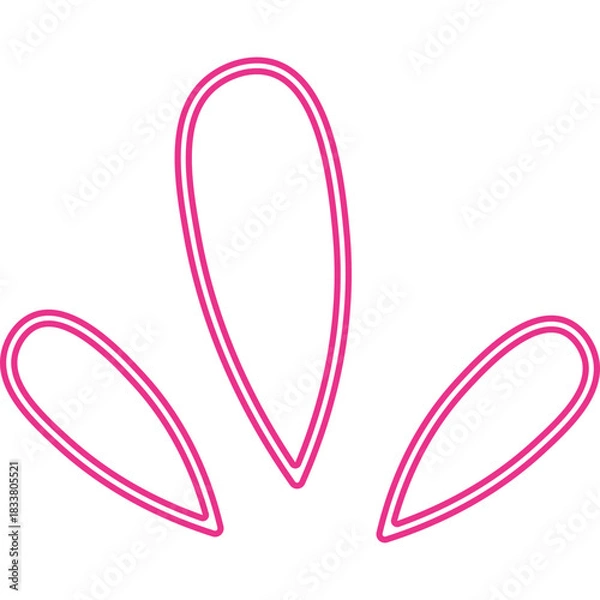 Obraz Handdraw Neon Decoration