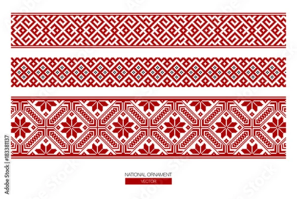 Fototapeta tło ornamentu narodowego