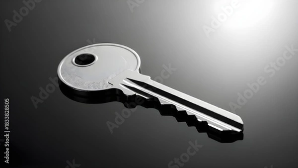 Fototapeta A Dropped House Key: A Moment of Carelessness