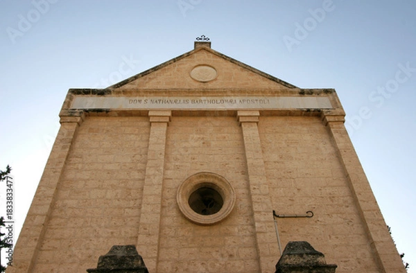 Obraz Church of St. Bartholomew the Apostle, Cana, Israel