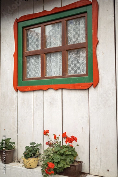 Obraz window with flowers