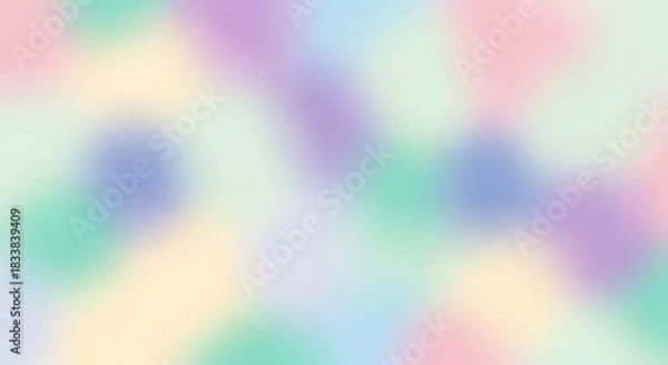 Fototapeta Abstract soft pastel colors blend seamlessly in a smooth blurred background texture perfect for subtle dreamy designs