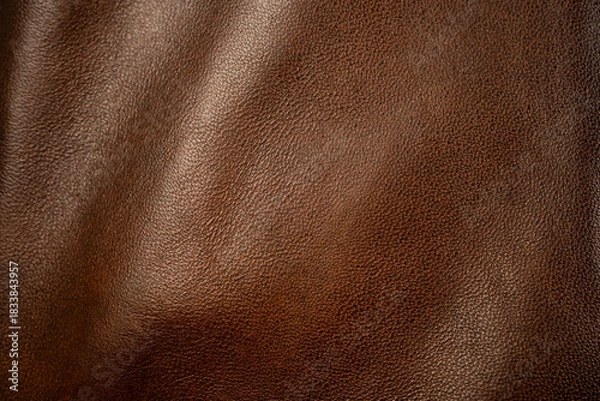 Obraz Brown Textured Leather Surface Folds