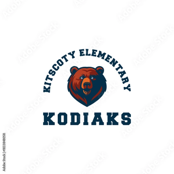 Obraz Kodiak logo design