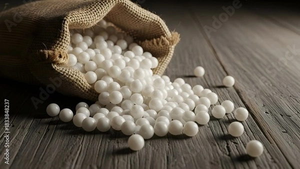 Fototapeta  Delicious Sago Pudding Overflowing