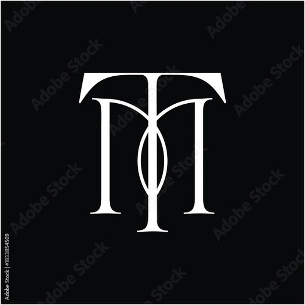 Obraz T M logo design