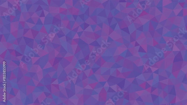Fototapeta Abstract Rich Purple and Violet Low Poly Geometric Background Texture