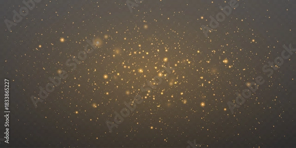 Obraz Gold with soft light and bokeh effect.