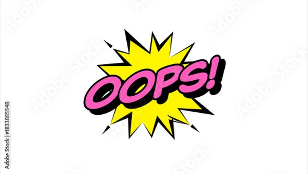 Obraz Typography Comic 16