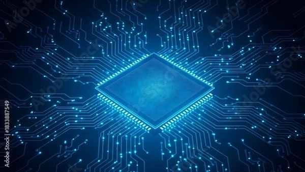 Obraz abstract technology background