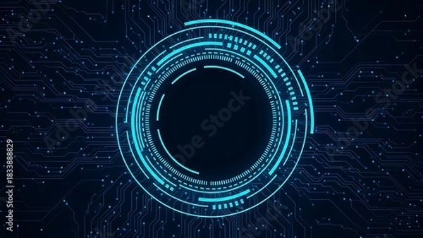 Obraz abstract technology background