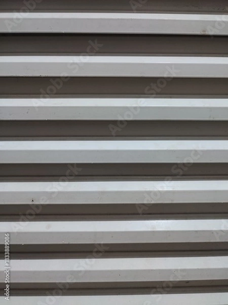 Fototapeta Air vents in gray. Supply and exhaust ventilation systems. Air conditioning elements.