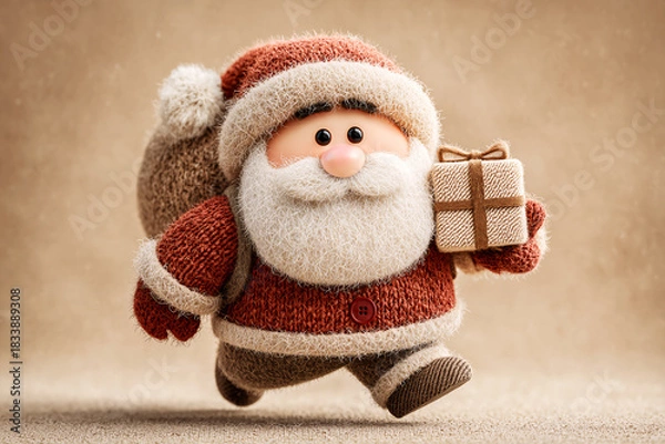 Obraz 編みぐるみ風サンタクロース