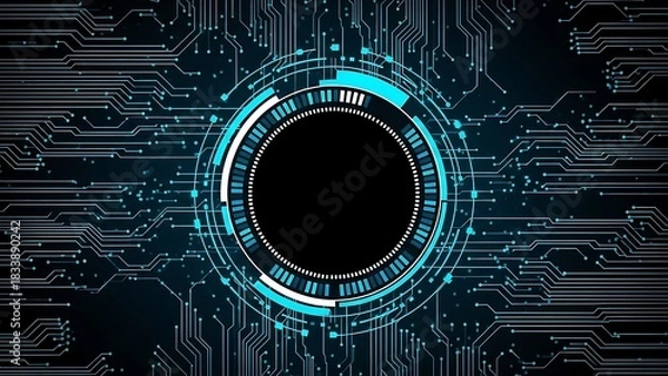 Obraz abstract technology background