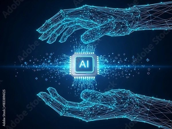 Obraz abstract technology background