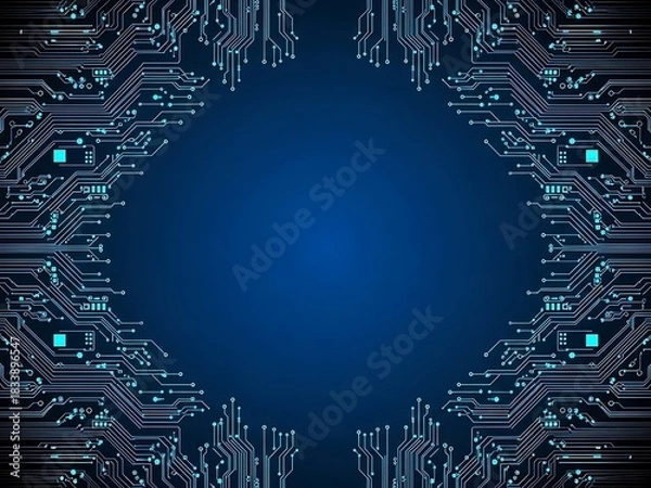 Obraz abstract technology background
