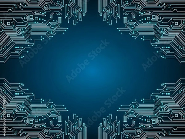 Obraz abstract technology background