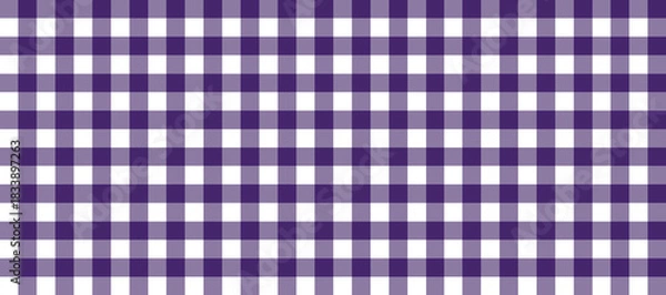 Obraz purple checkered background, purple checkered, purple tartan, violet checkered, violet tartan, purple gingham, purple gingham background, purple checked, halloween checkered, purple checkered texture