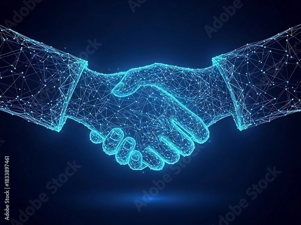 Obraz abstract blue background