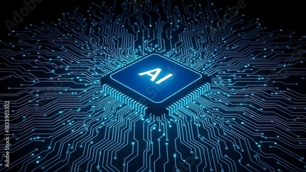 Obraz abstract technology background