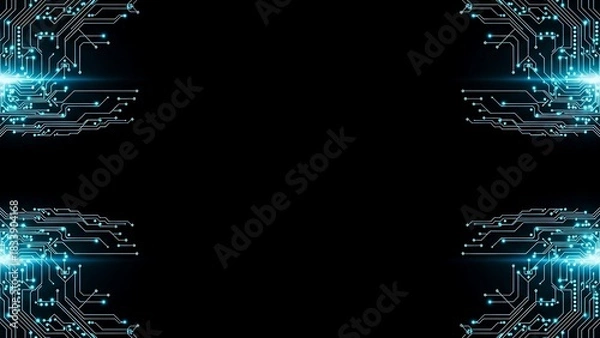 Obraz abstract technology background