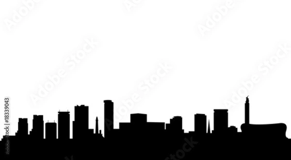 Obraz panoramę miasta birmingham