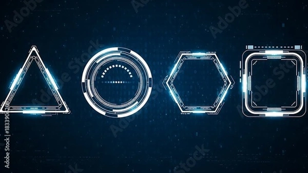 Obraz abstract technology background