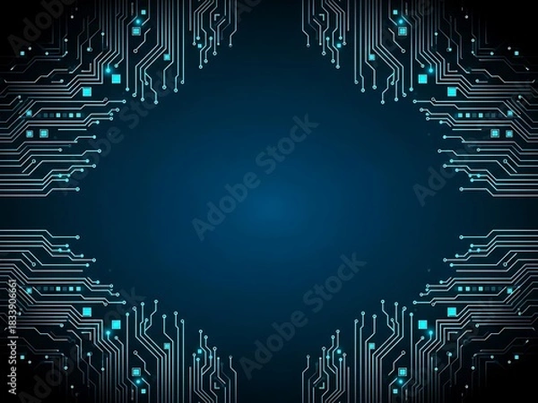 Obraz abstract technology background