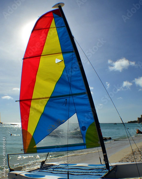 Obraz Small catamaran for two or three people