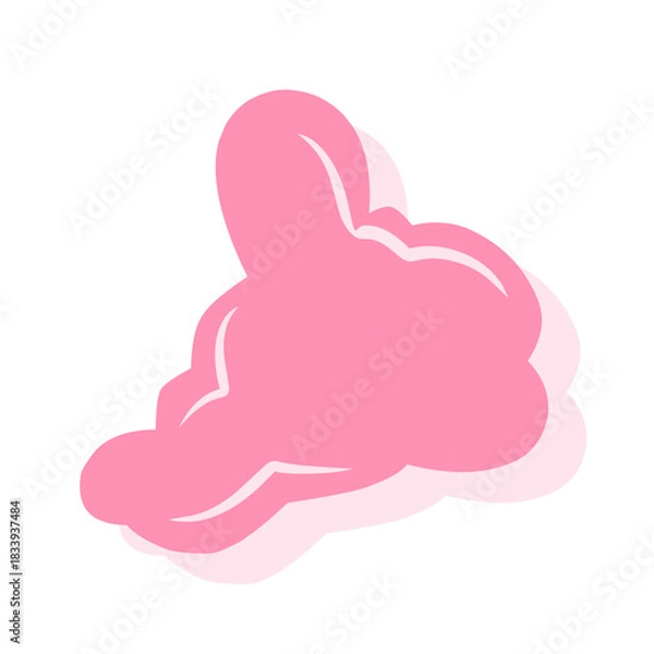 Obraz lofi cloud illustration