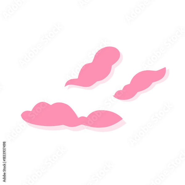 Obraz lofi cloud illustration