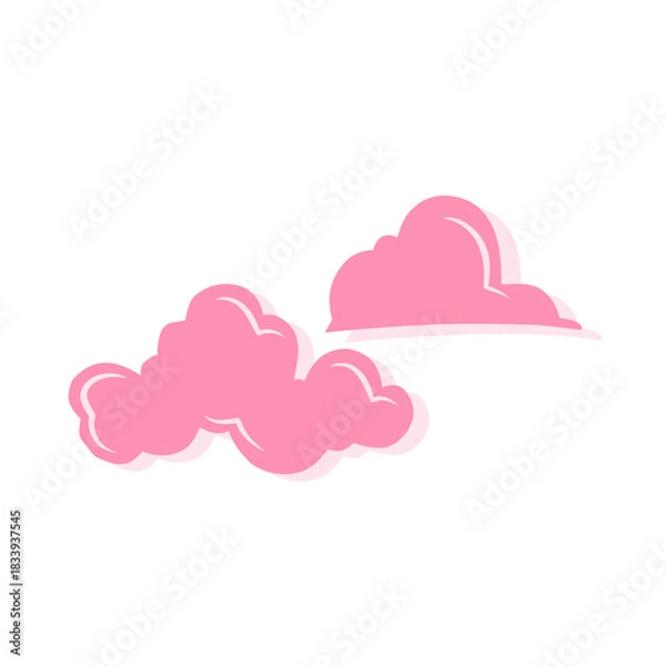 Obraz lofi cloud illustration