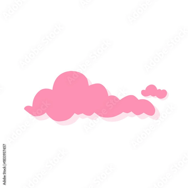 Obraz lofi cloud illustration