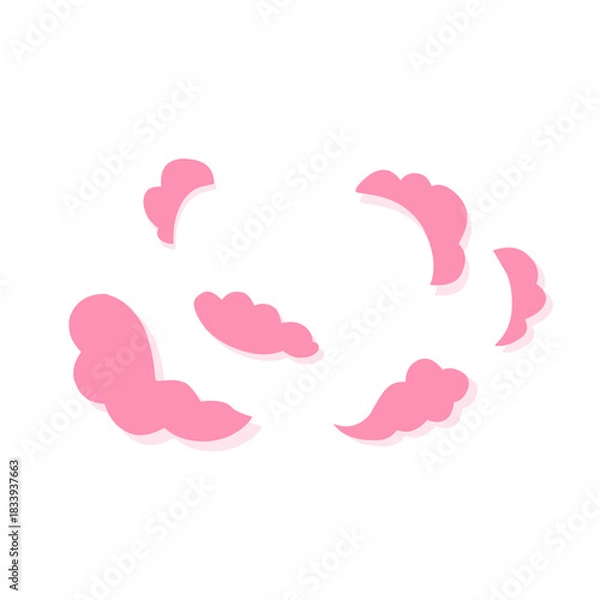 Obraz lofi cloud illustration